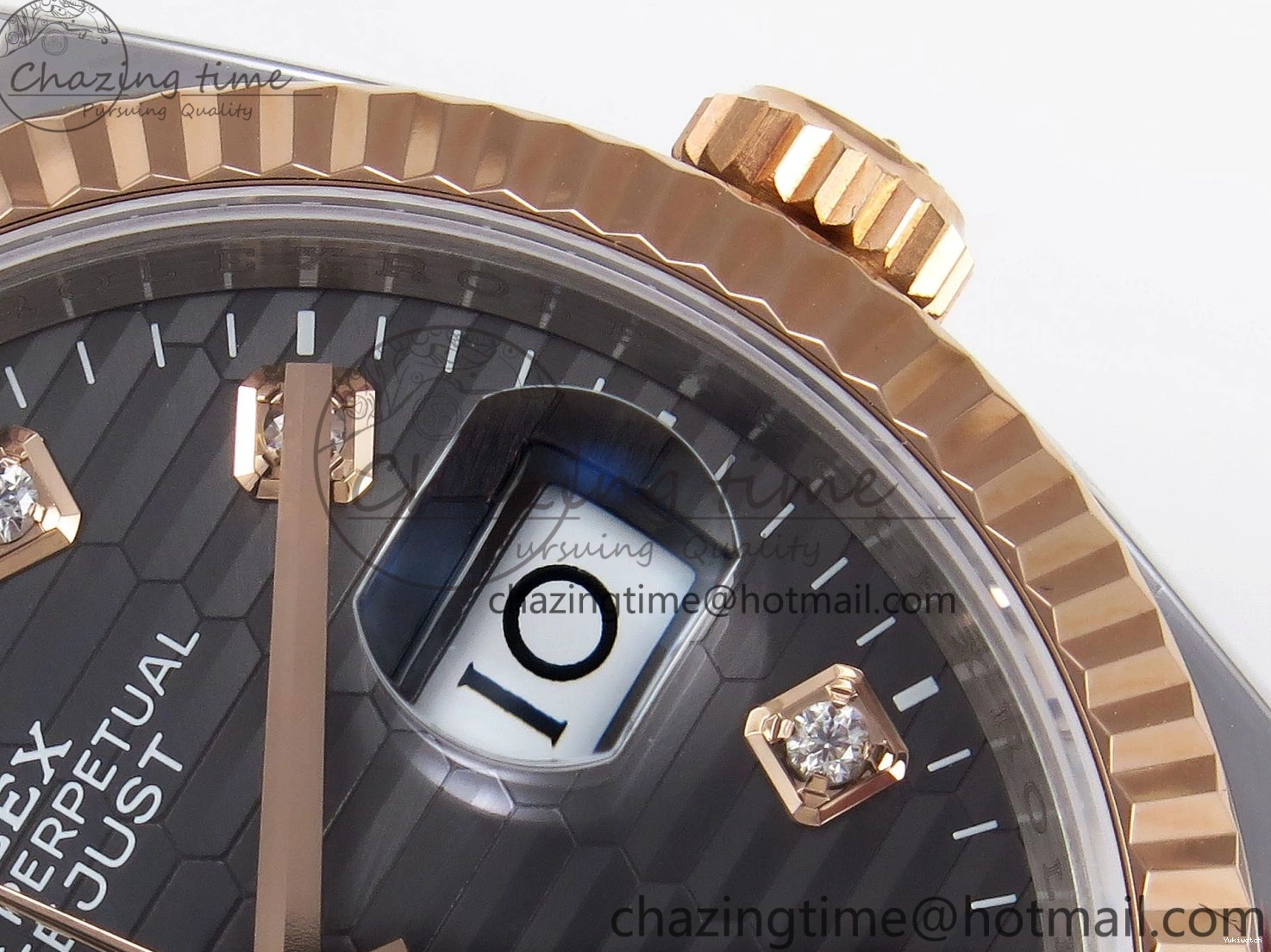 VS3235 Steel 1:1 126231 Diamonds SS DateJust Textured VSF 36 Bracelet on Dial 904L Edition Jubilee RG Gray Best 0128